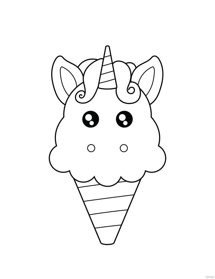 Ice Cream Coloring Pages for Adults Unique 133