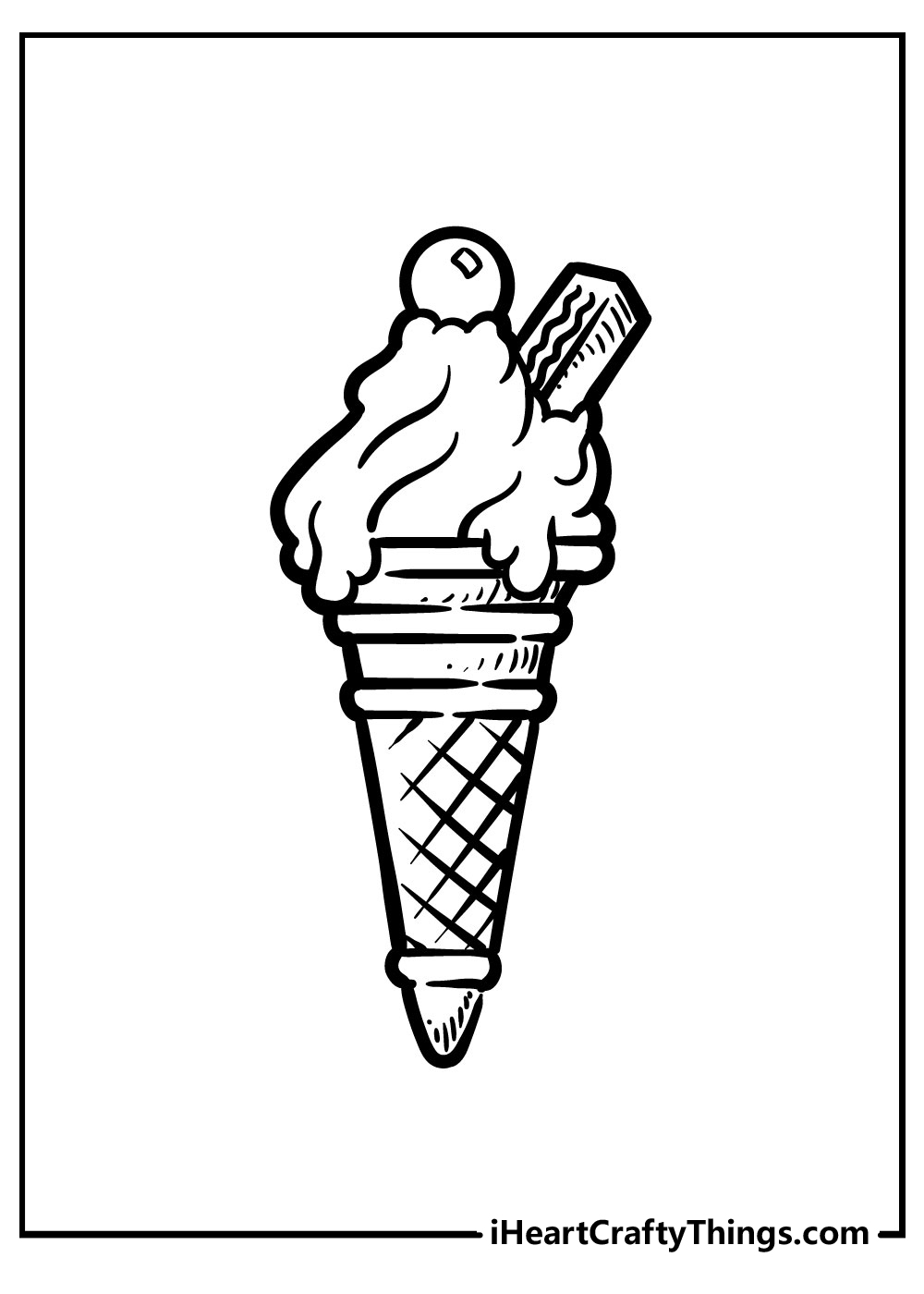 Ice Cream Coloring Pages for Adults Unique 141