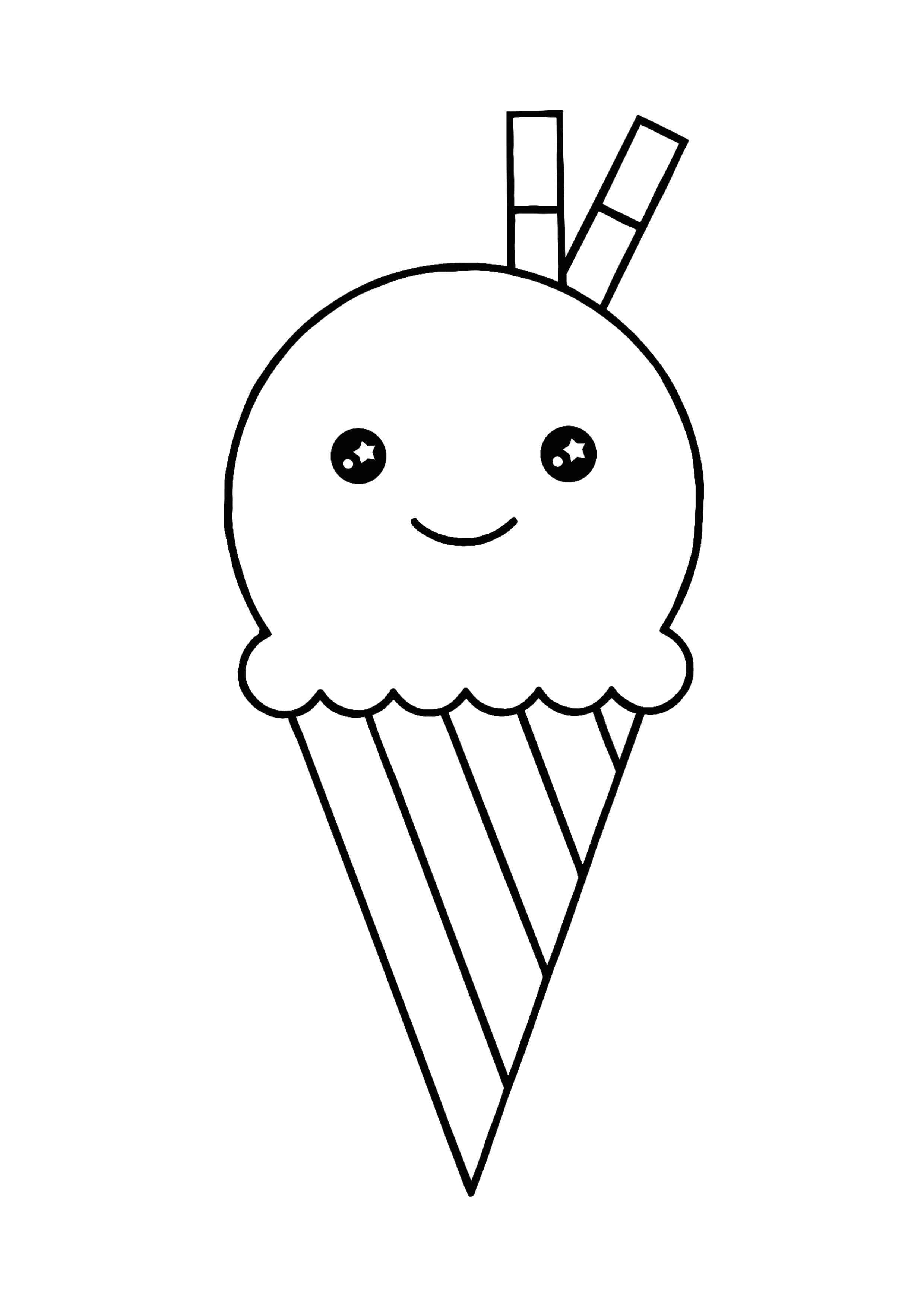 Ice Cream Coloring Pages for Adults Unique 15