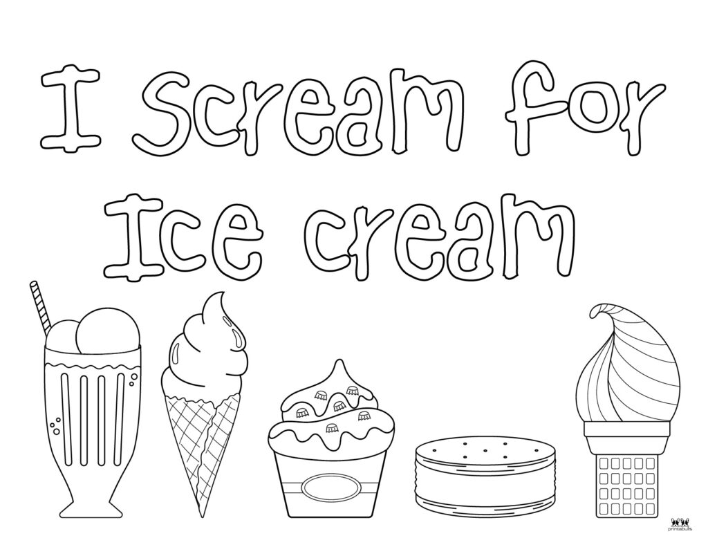 Ice Cream Coloring Pages for Adults Unique 153