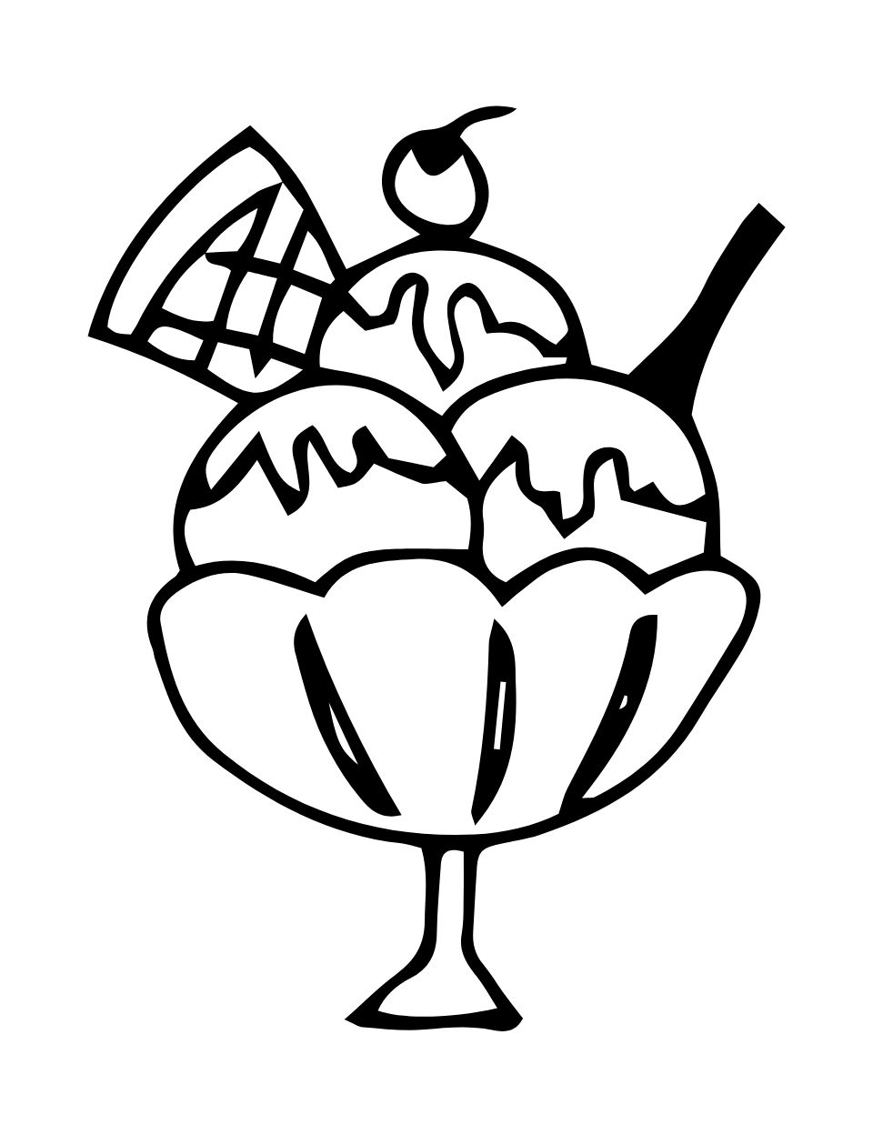 Ice Cream Coloring Pages for Adults Unique 154