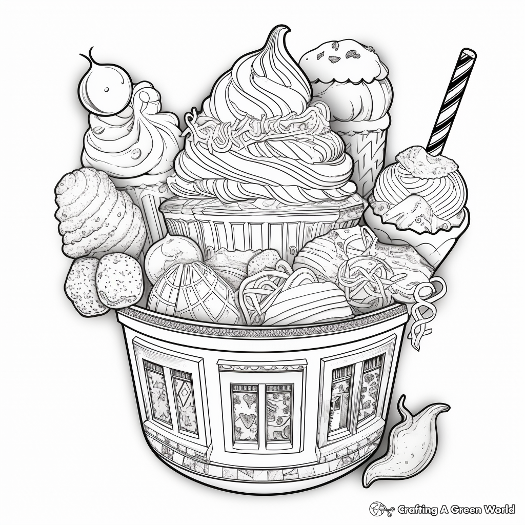 Ice Cream Coloring Pages for Adults Unique 171