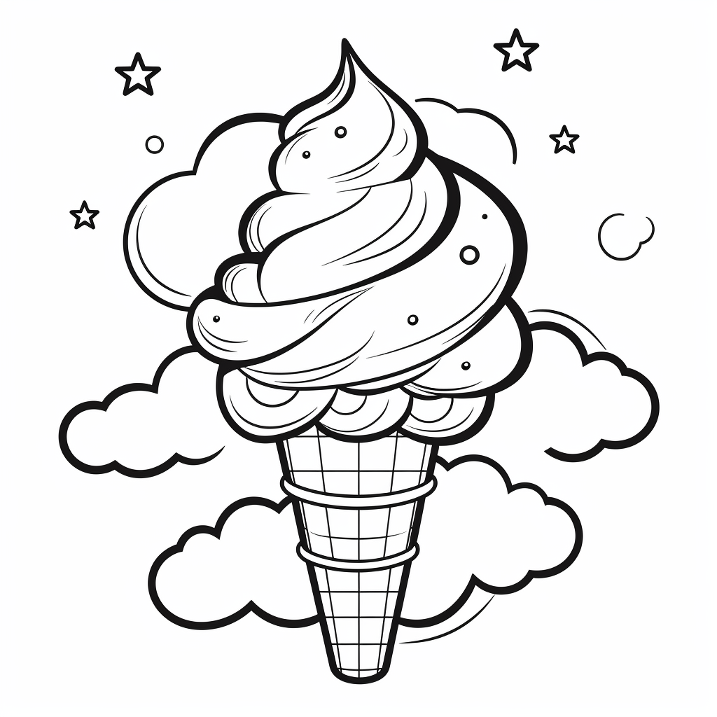 Ice Cream Coloring Pages for Adults Unique 172