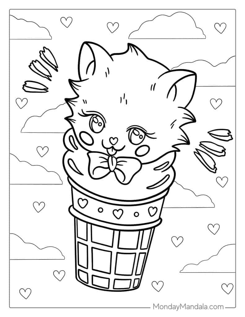 Ice Cream Coloring Pages for Adults Unique 22