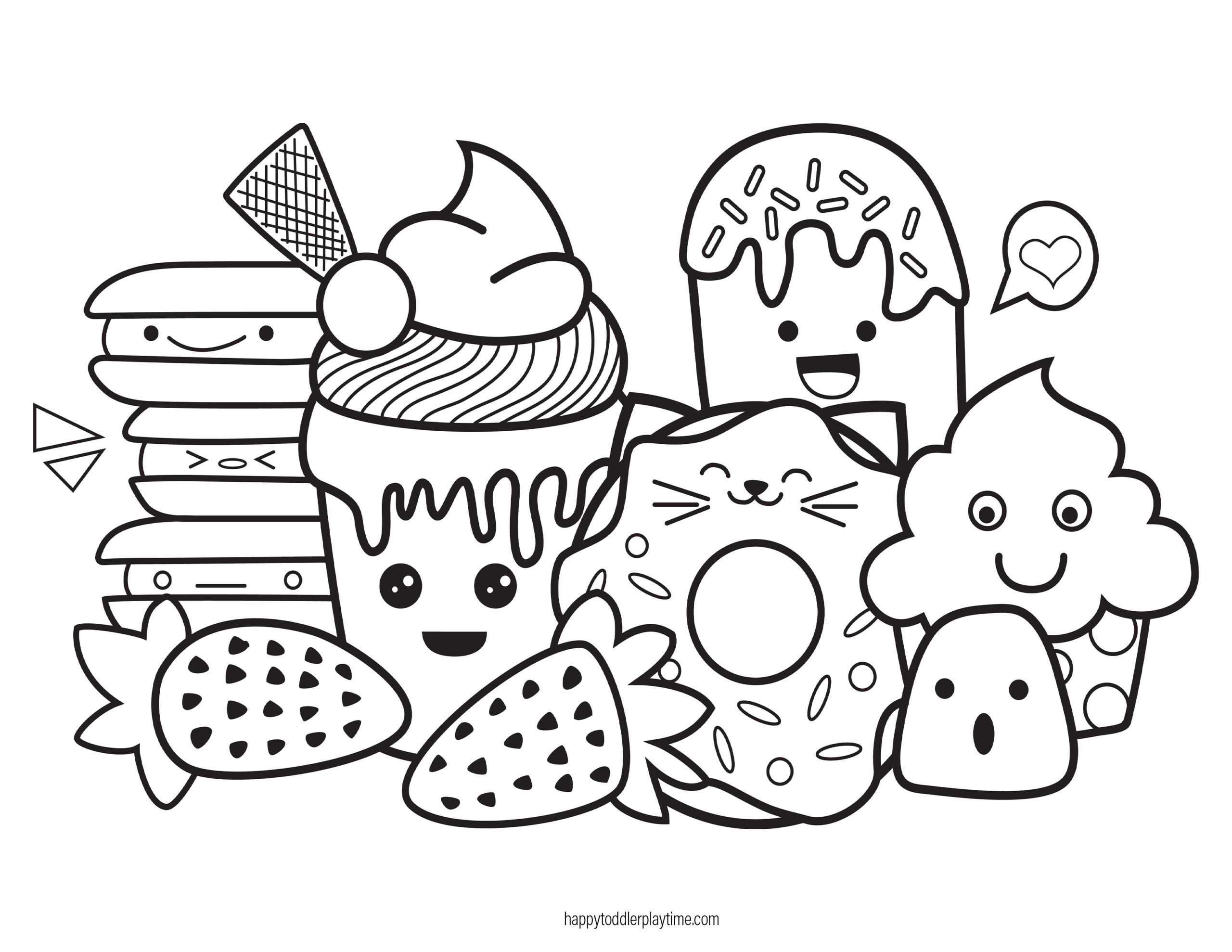 Ice Cream Coloring Pages for Adults Unique 29