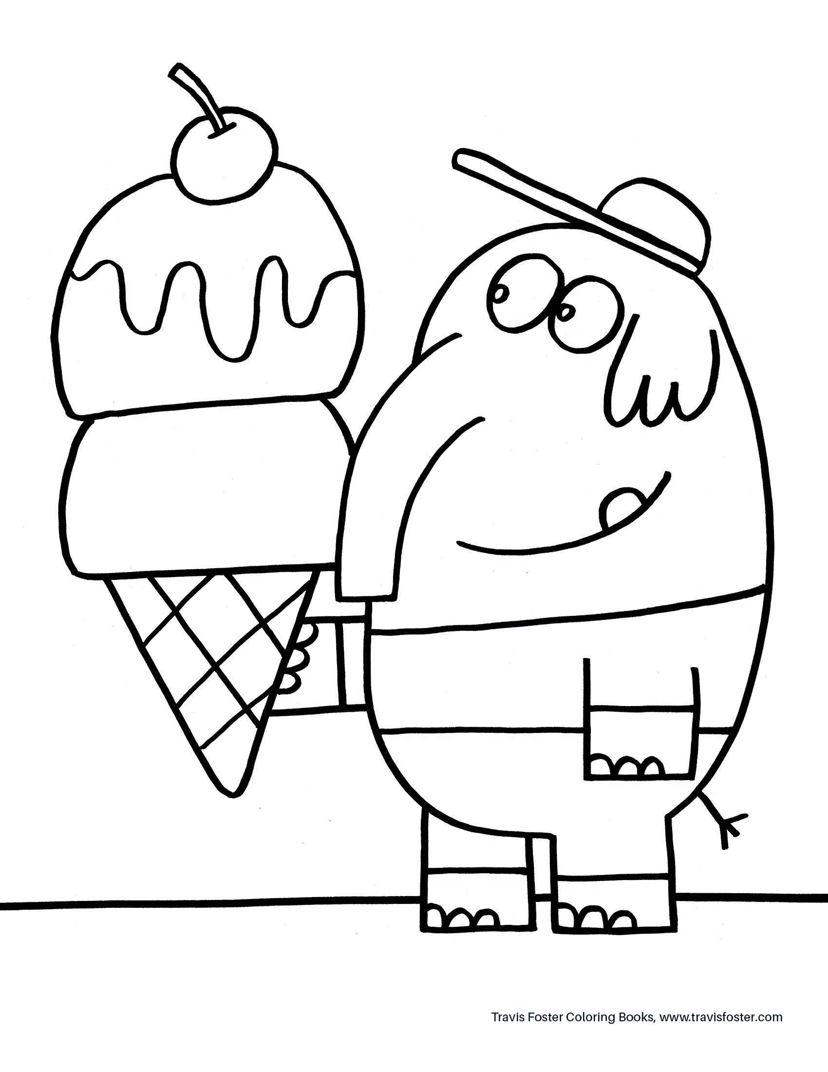 Ice Cream Coloring Pages for Adults Unique 38