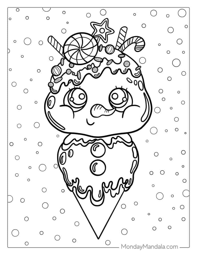 Ice Cream Coloring Pages for Adults Unique 46