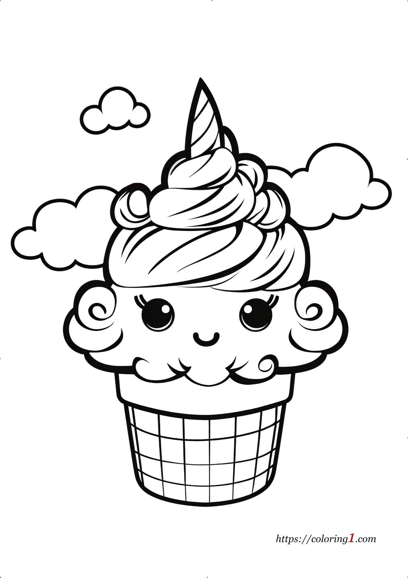 Ice Cream Coloring Pages for Adults Unique 57