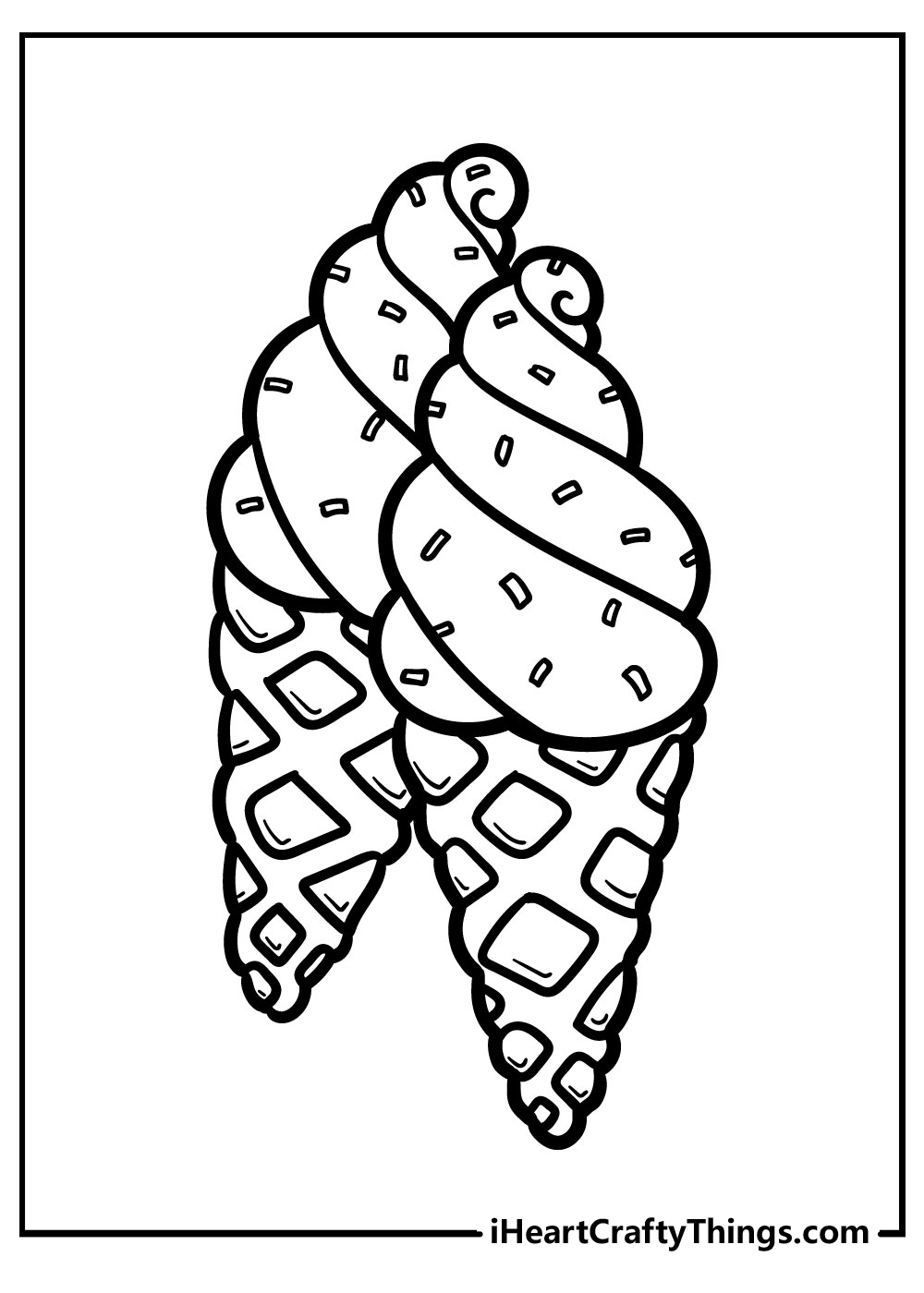 Ice Cream Coloring Pages for Adults Unique 6