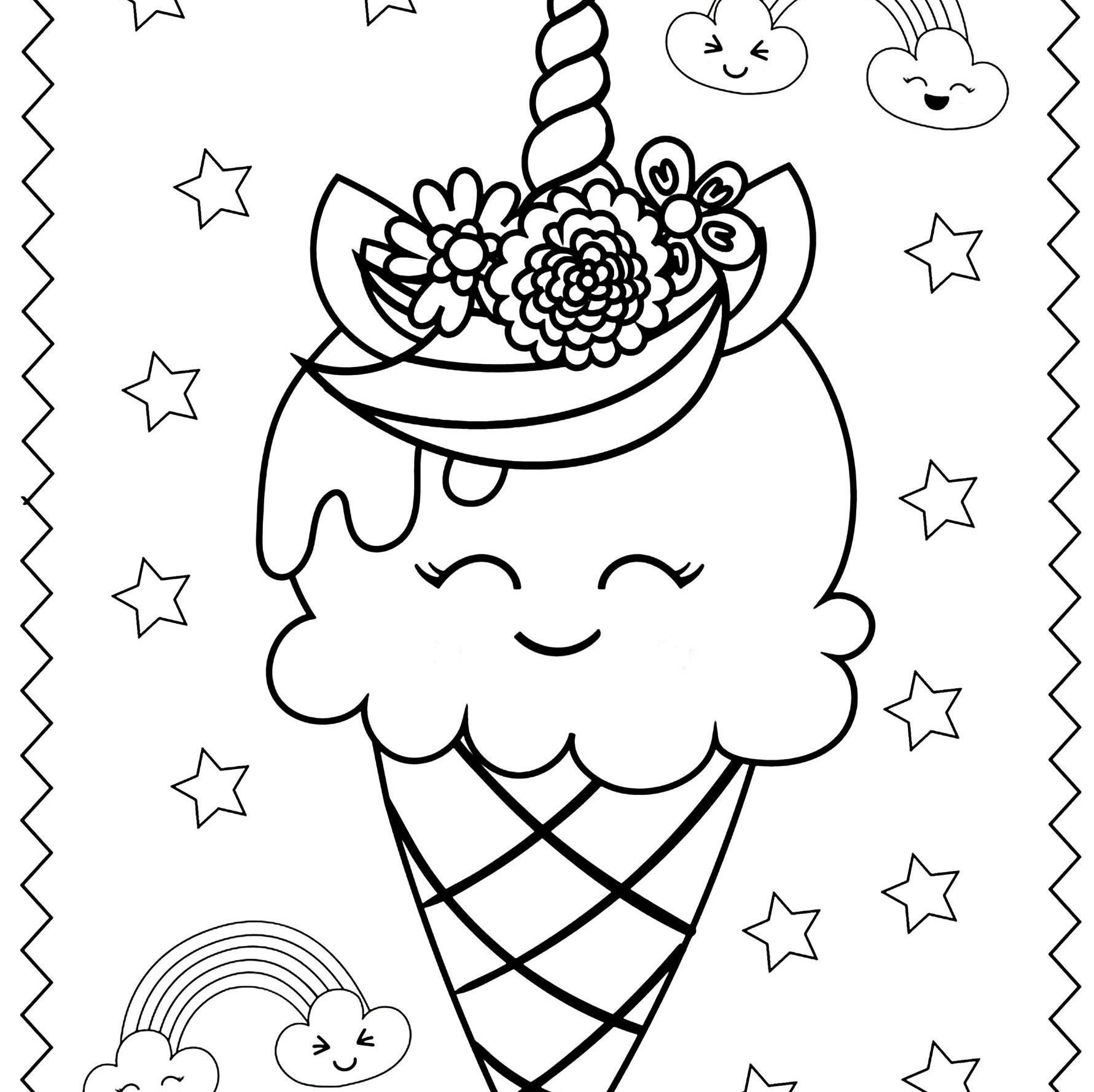 Ice Cream Coloring Pages for Adults Unique 65