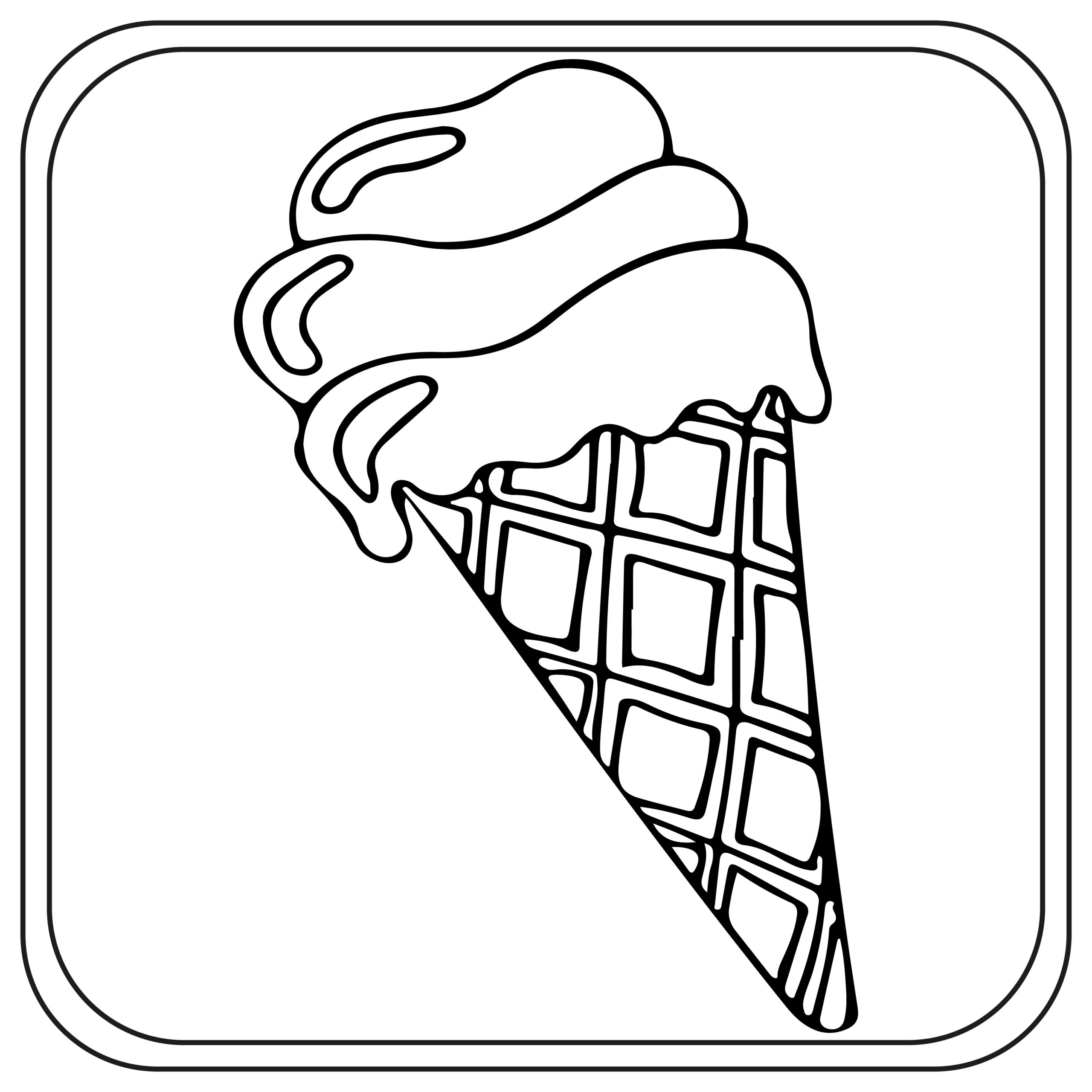 Ice Cream Coloring Pages for Adults Unique 8