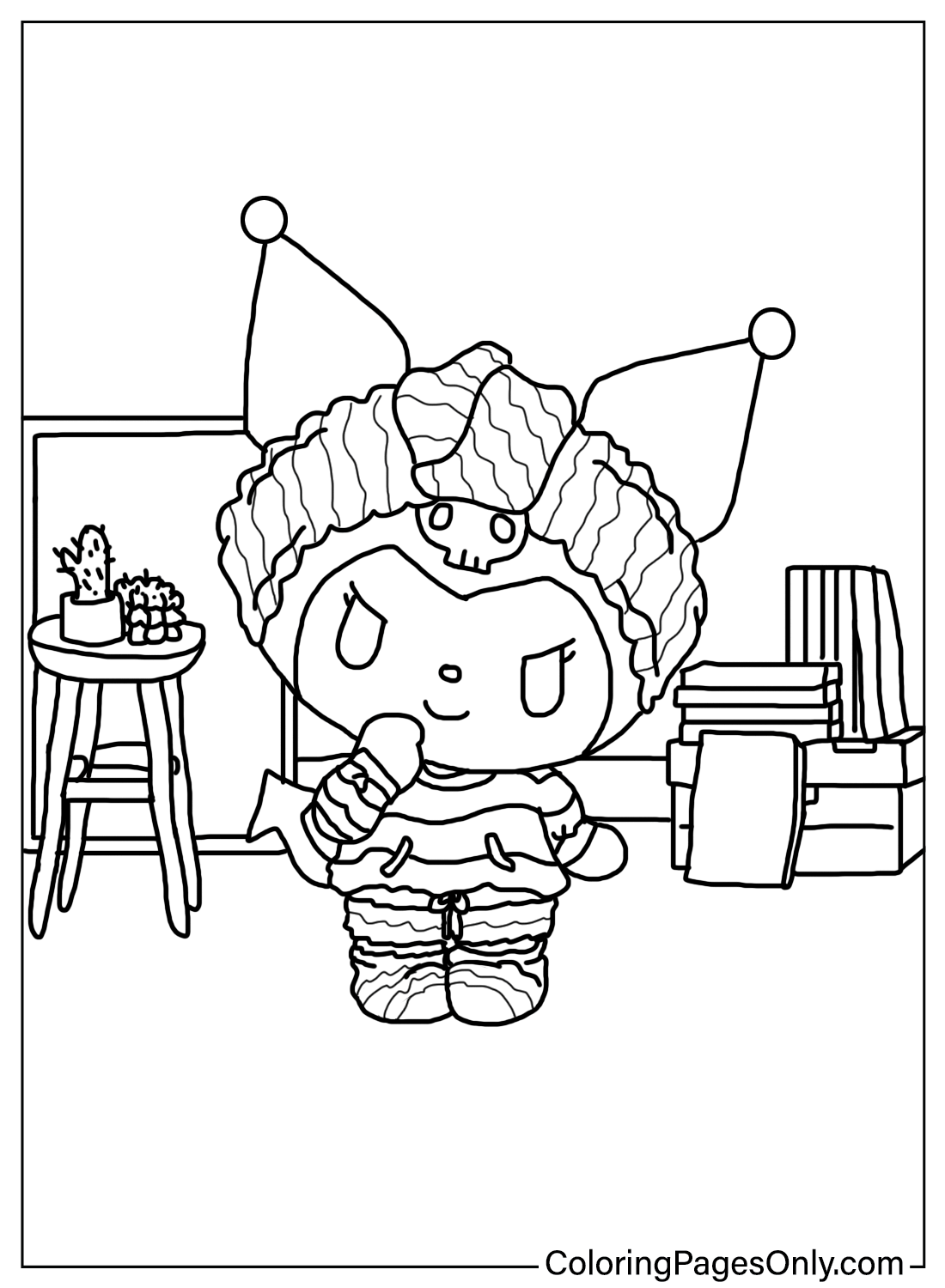 Kuromi Coloring Pages Free Printable 103