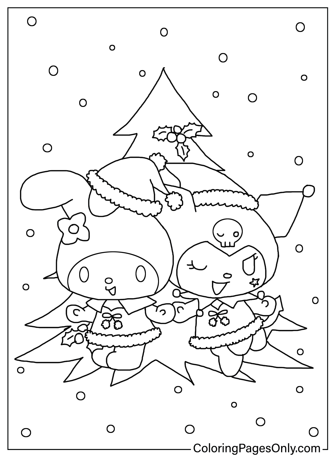 Kuromi Coloring Pages Free Printable 105