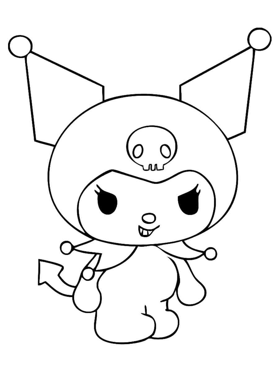 Kuromi Coloring Pages Free Printable 108