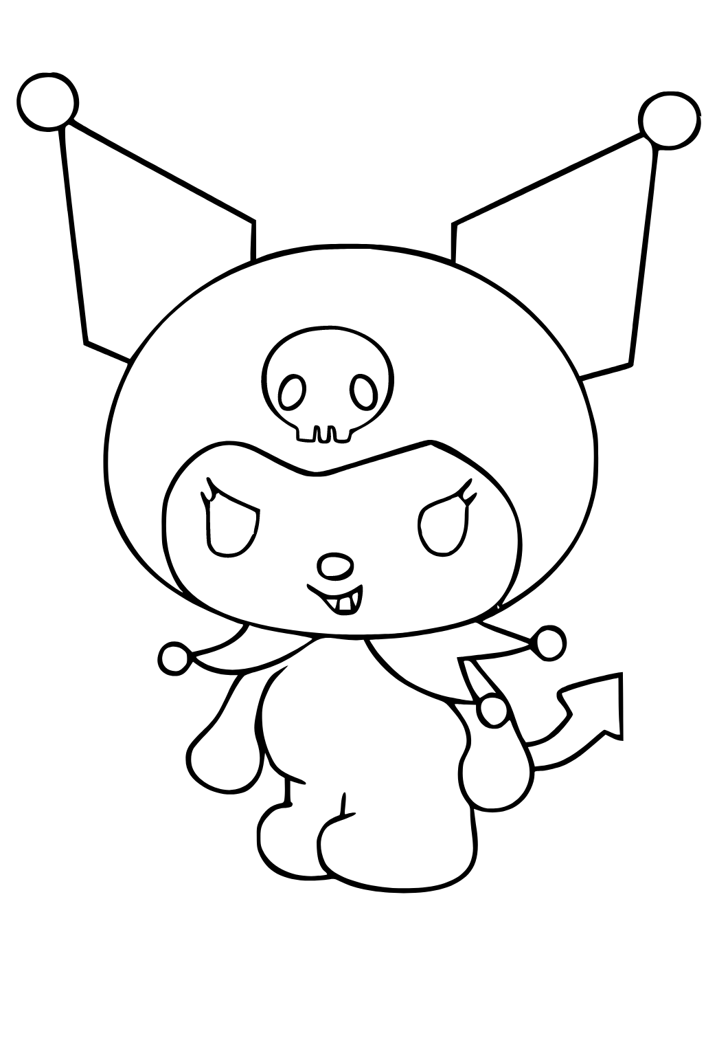 Kuromi Coloring Pages Free Printable 15