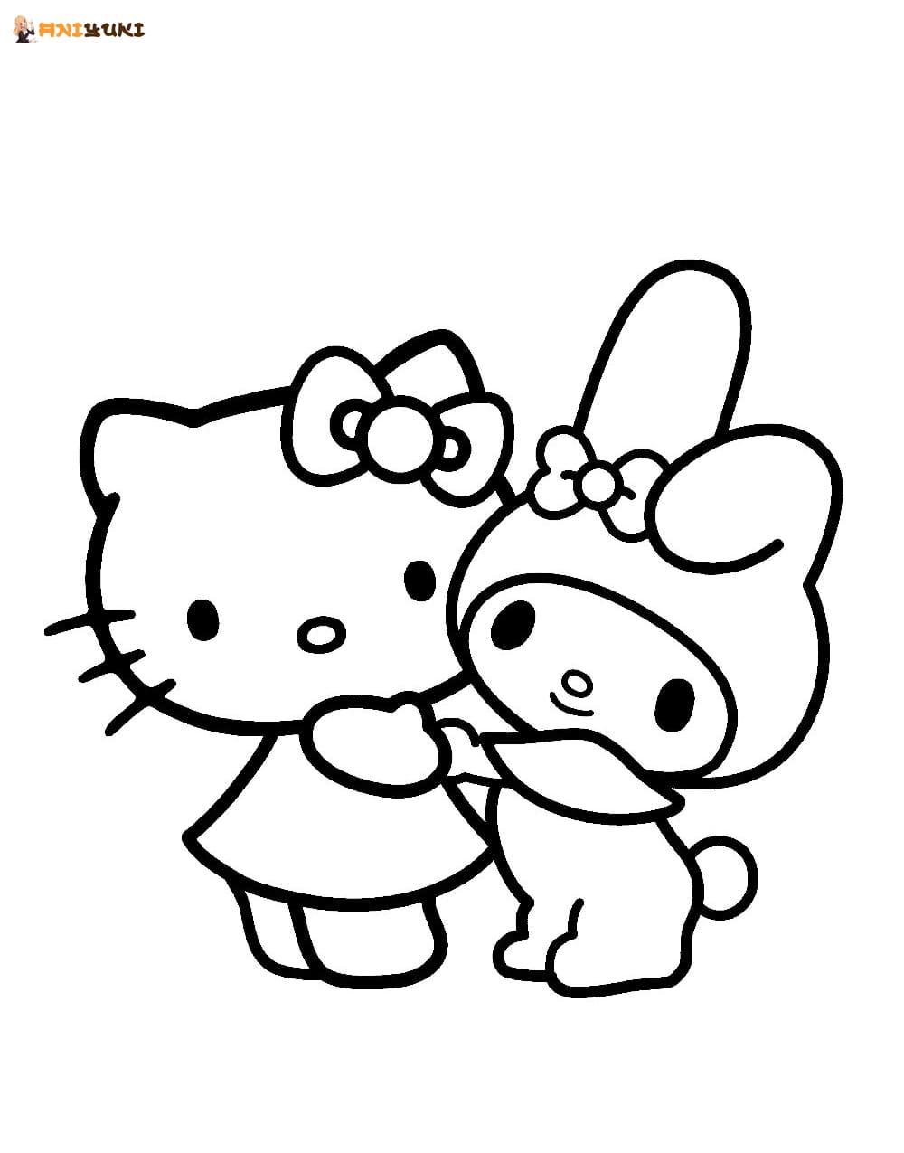 Kuromi Coloring Pages Free Printable 17