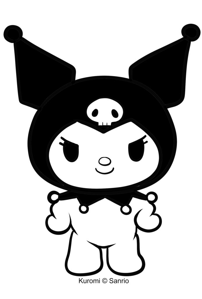 Kuromi Coloring Pages Free Printable 3