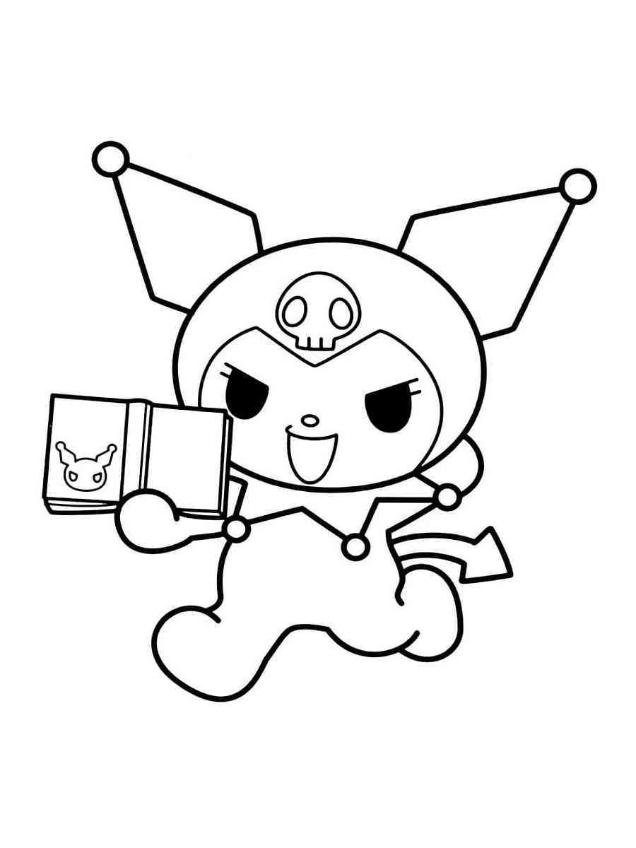 Kuromi Coloring Pages Free Printable 37