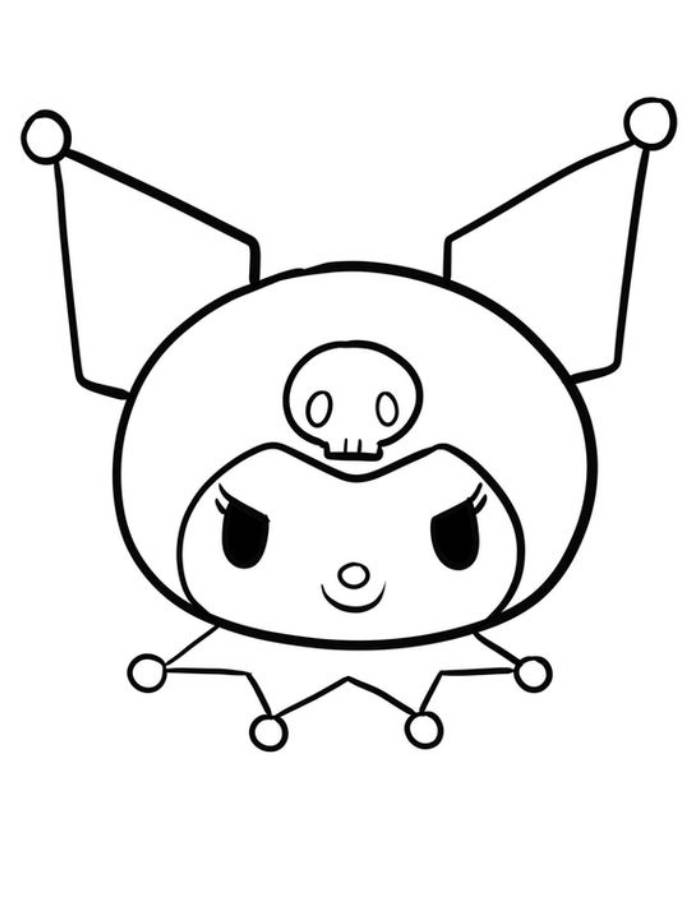 Kuromi Coloring Pages Free Printable 41