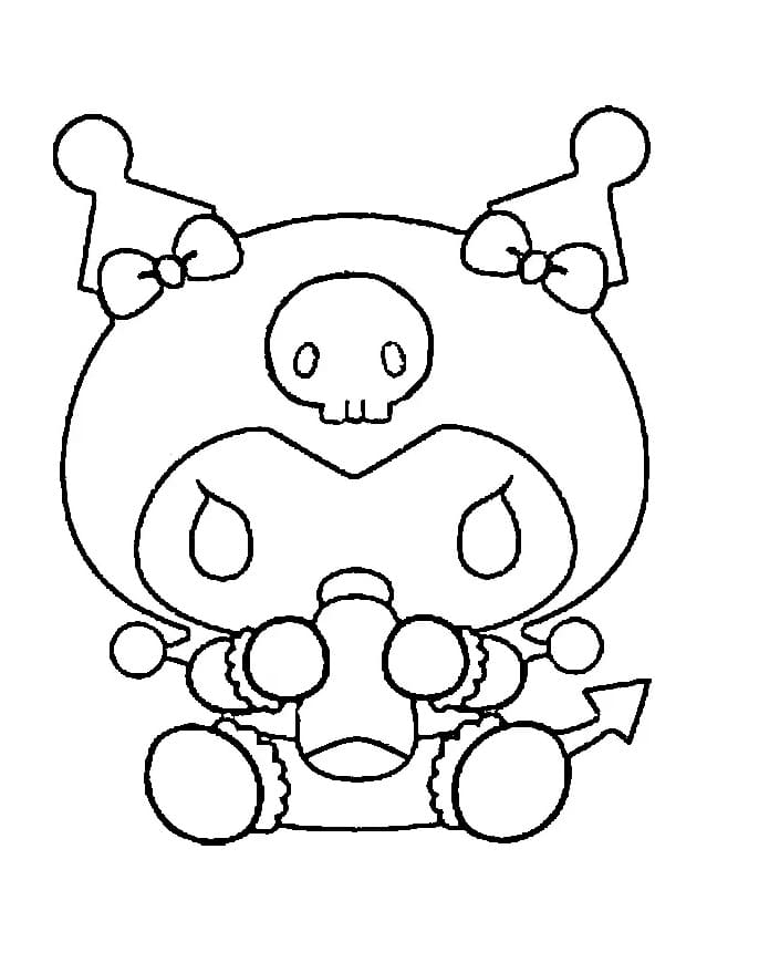 Kuromi Coloring Pages Free Printable 51