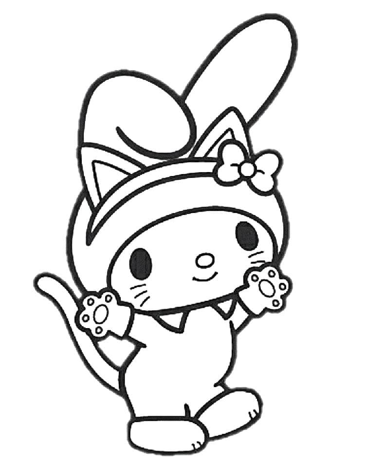 Kuromi Coloring Pages Free Printable 55