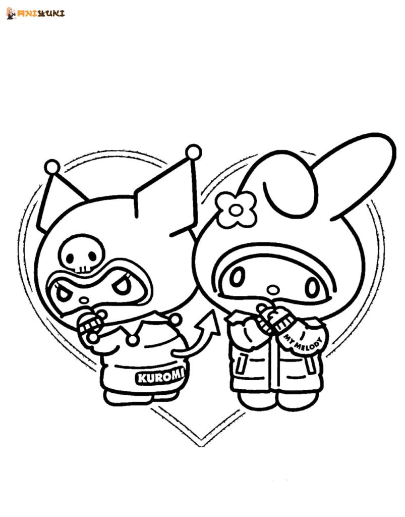 Kuromi Coloring Pages Free Printable 71