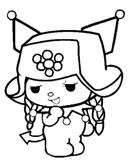 Kuromi Coloring Pages Free Printable 75