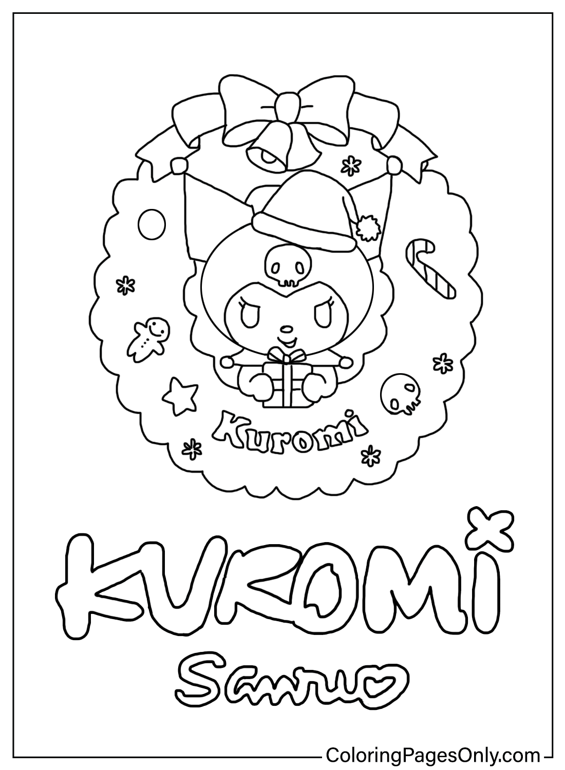 Kuromi Coloring Pages Free Printable 77