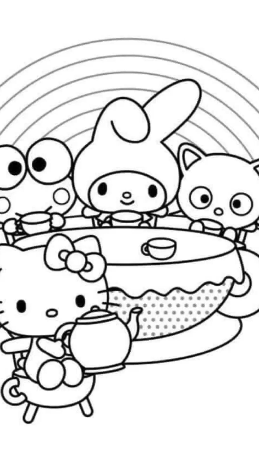 Kuromi Coloring Pages Free Printable 79