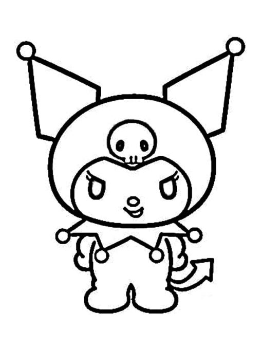 Kuromi Coloring Pages Free Printable 85