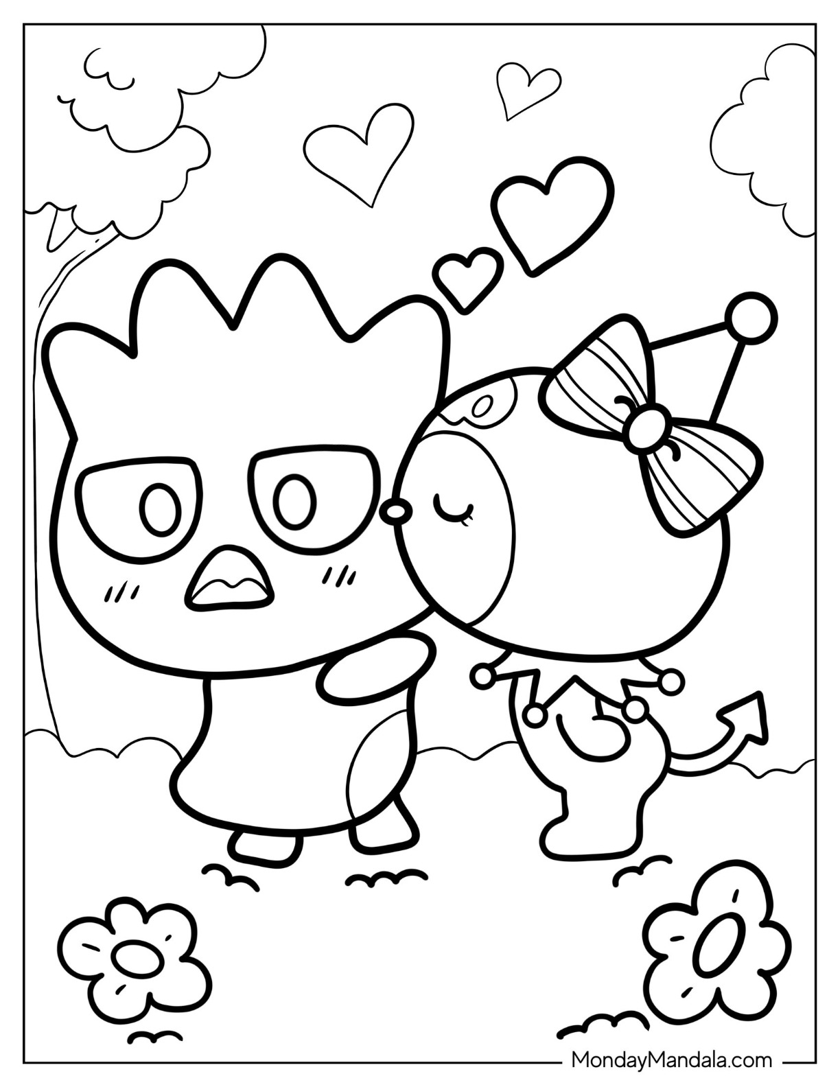 Kuromi Coloring Pages Free Printable 9