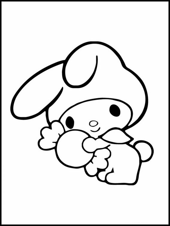 Kuromi Coloring Pages Free Printable 91