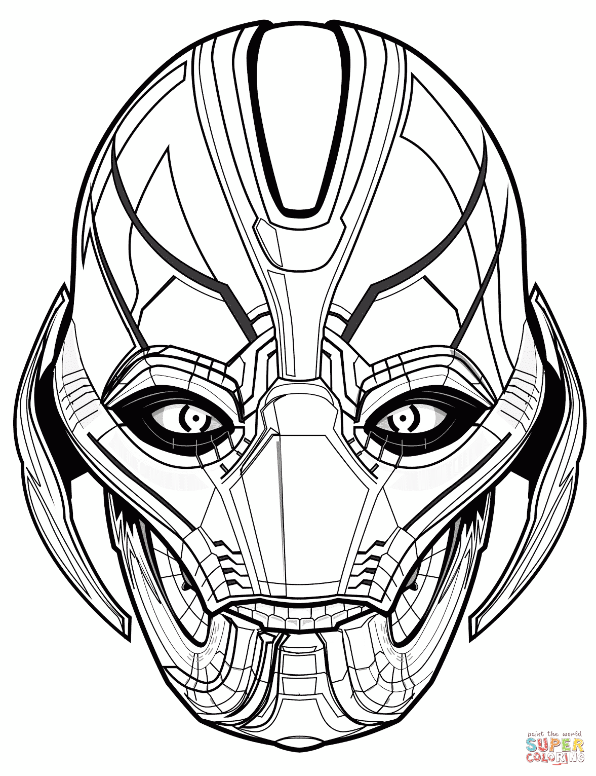 Marvel Avengers Coloring Pages Free Printable 108