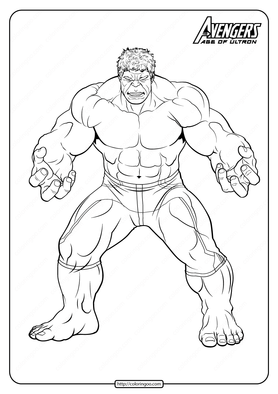 Marvel Avengers Coloring Pages Free Printable 113