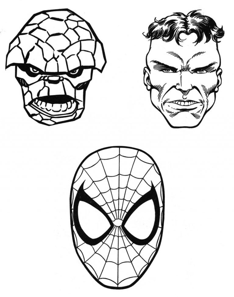 Marvel Avengers Coloring Pages Free Printable 116