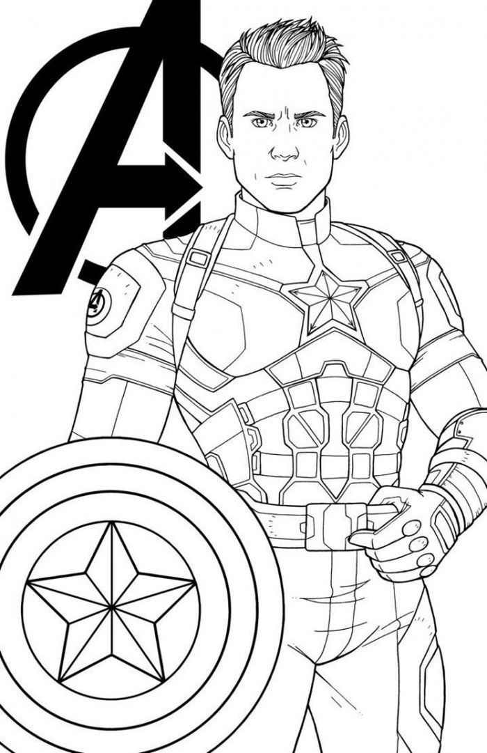 Marvel Avengers Coloring Pages Free Printable 119