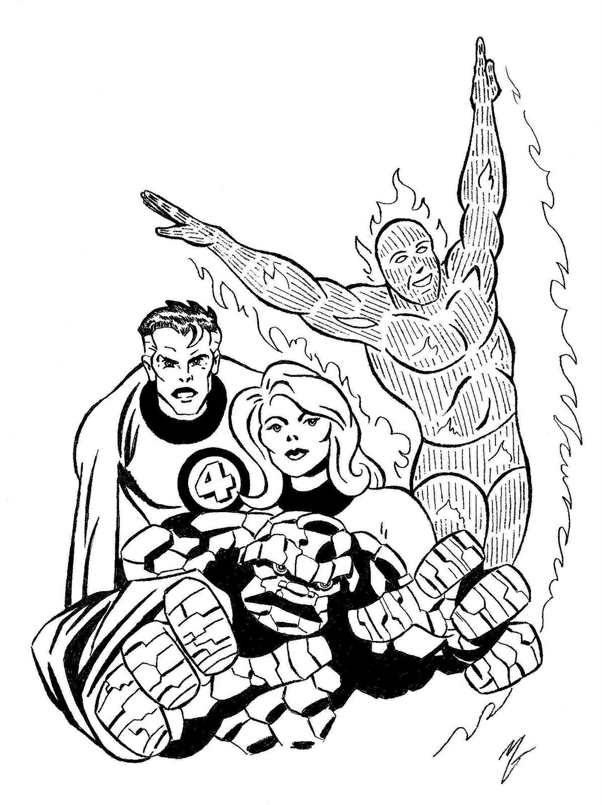 Marvel Avengers Coloring Pages Free Printable 124