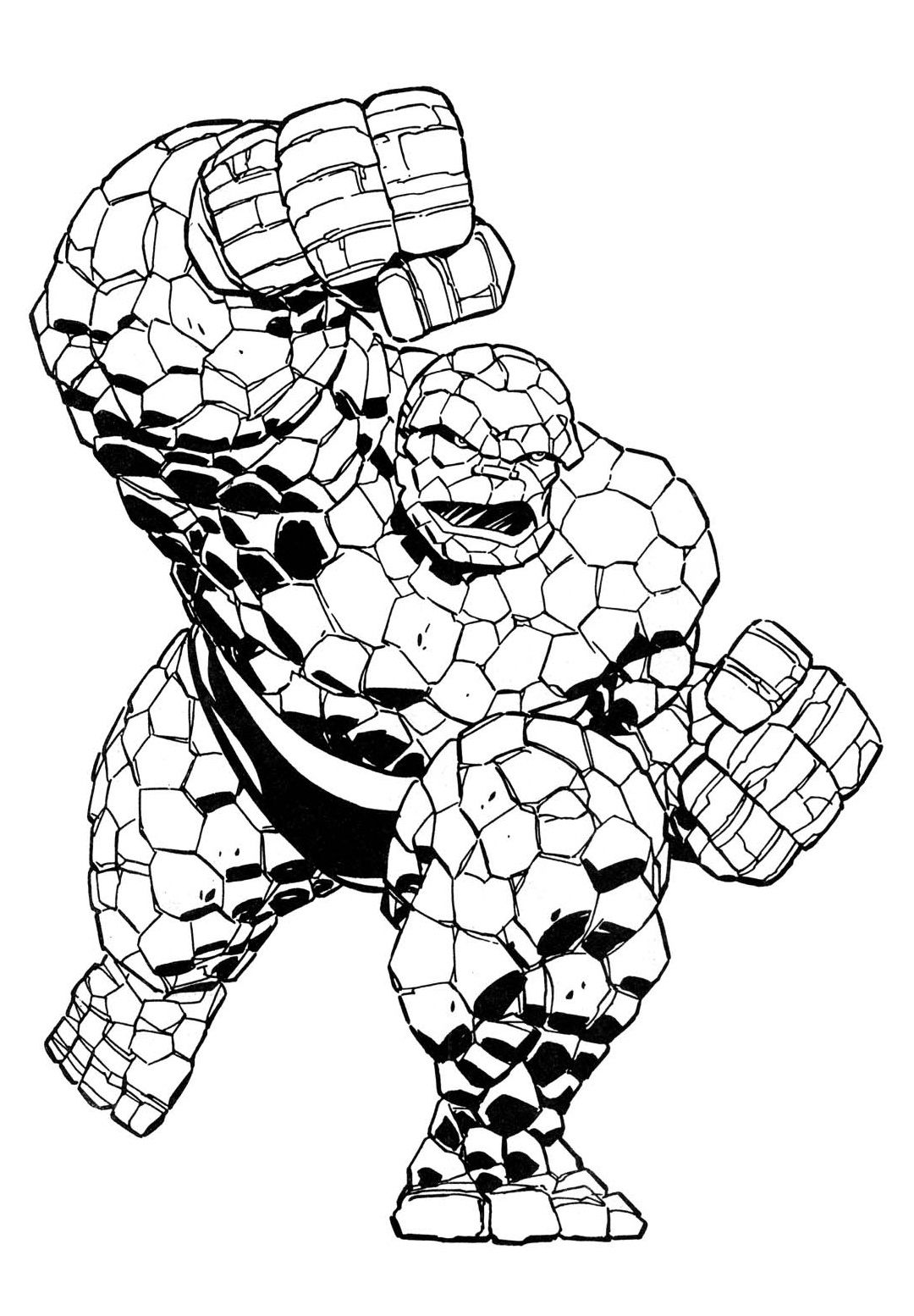 Marvel Avengers Coloring Pages Free Printable 127