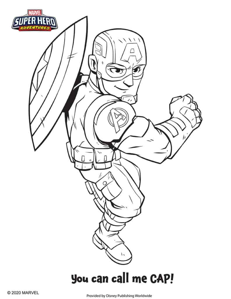 Marvel Avengers Coloring Pages Free Printable 26