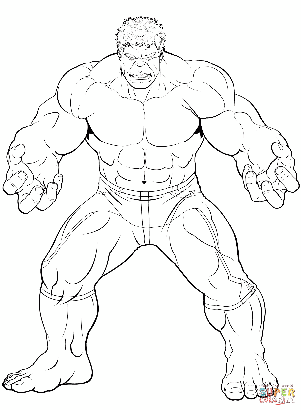 Marvel Avengers Coloring Pages Free Printable 3