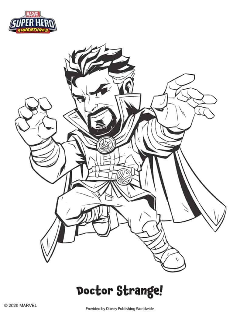 Marvel Avengers Coloring Pages Free Printable 36