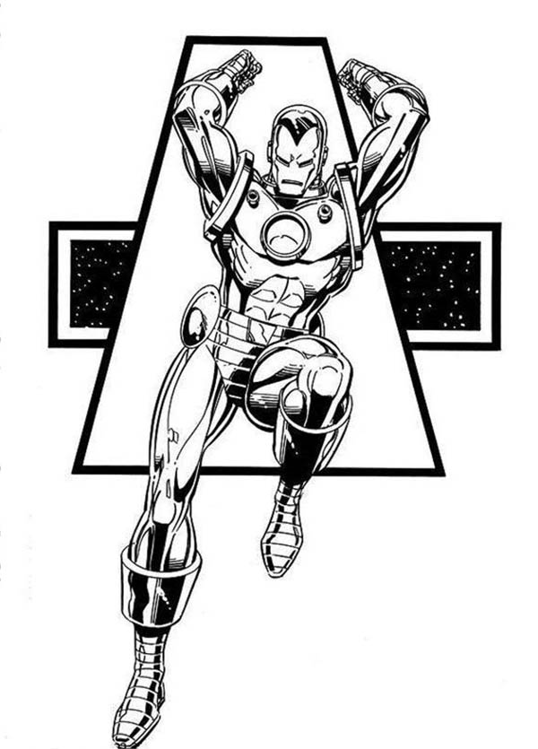 Marvel Avengers Coloring Pages Free Printable 42