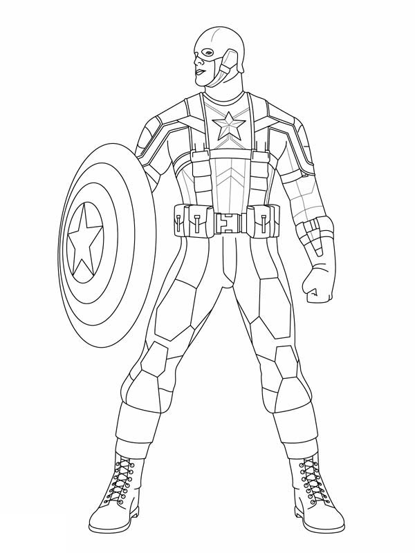 Marvel Avengers Coloring Pages Free Printable 58