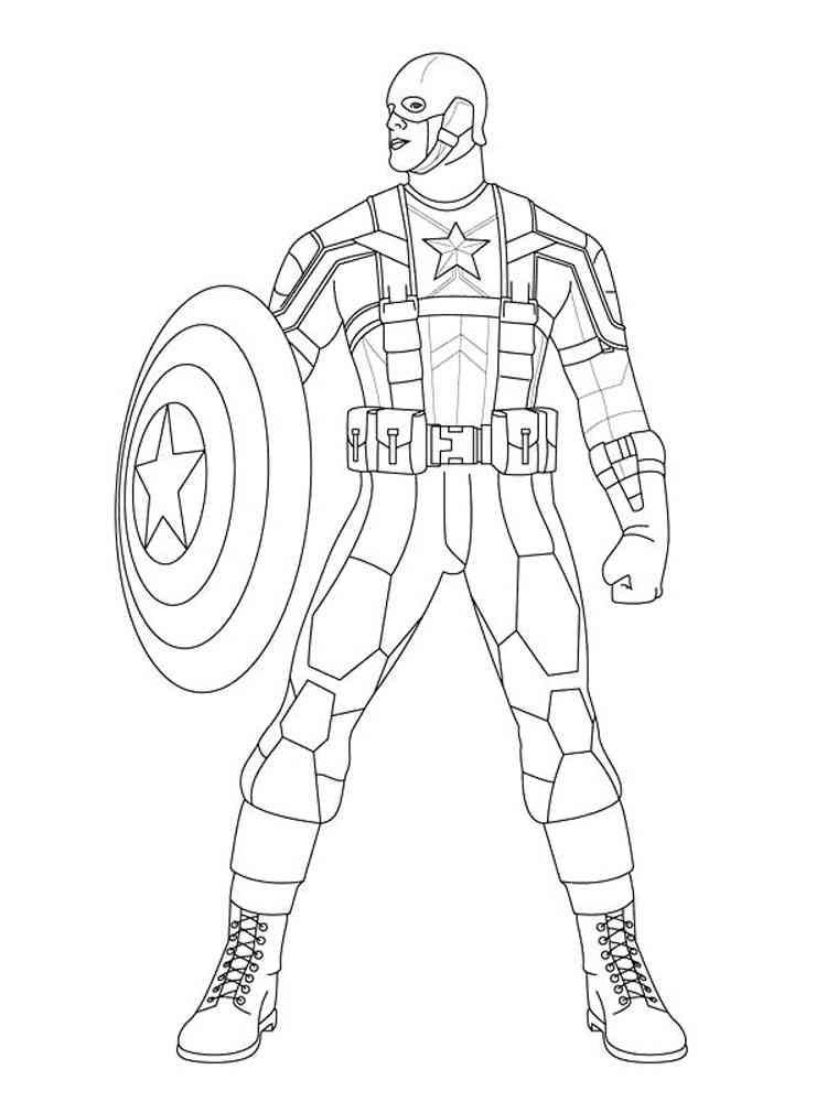 Marvel Avengers Coloring Pages Free Printable 62