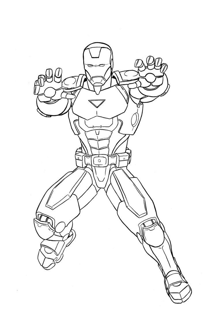 Marvel Avengers Coloring Pages Free Printable 65