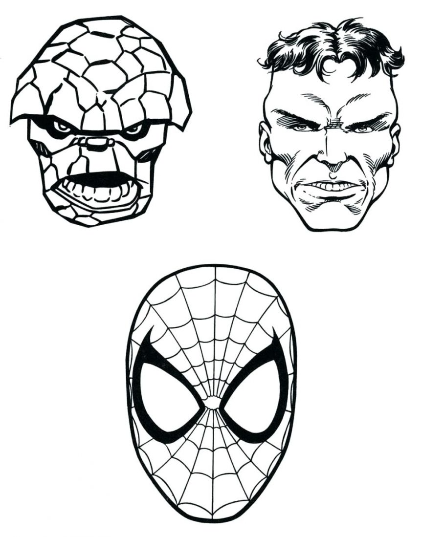 Marvel Avengers Coloring Pages Free Printable 72