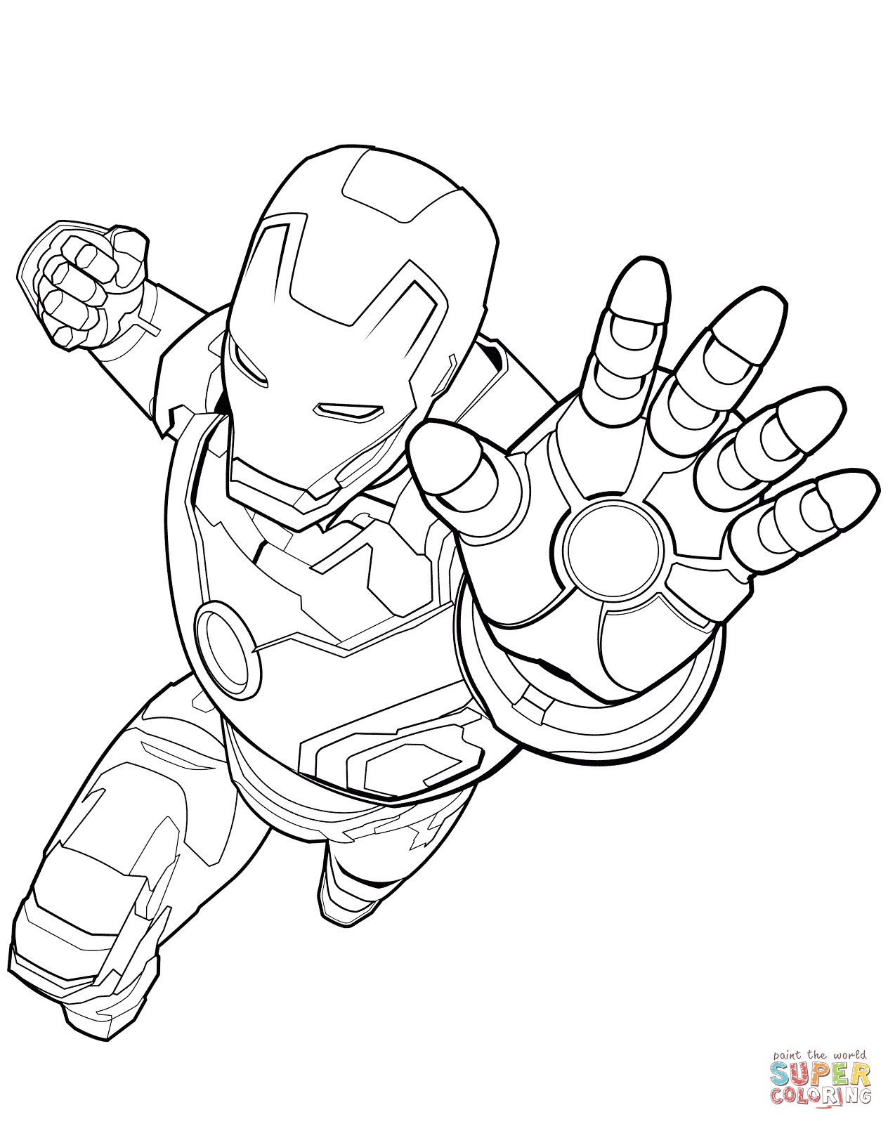 Marvel Avengers Coloring Pages Free Printable 81