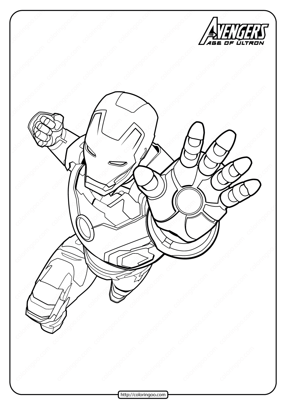 Marvel Avengers Coloring Pages Free Printable 88