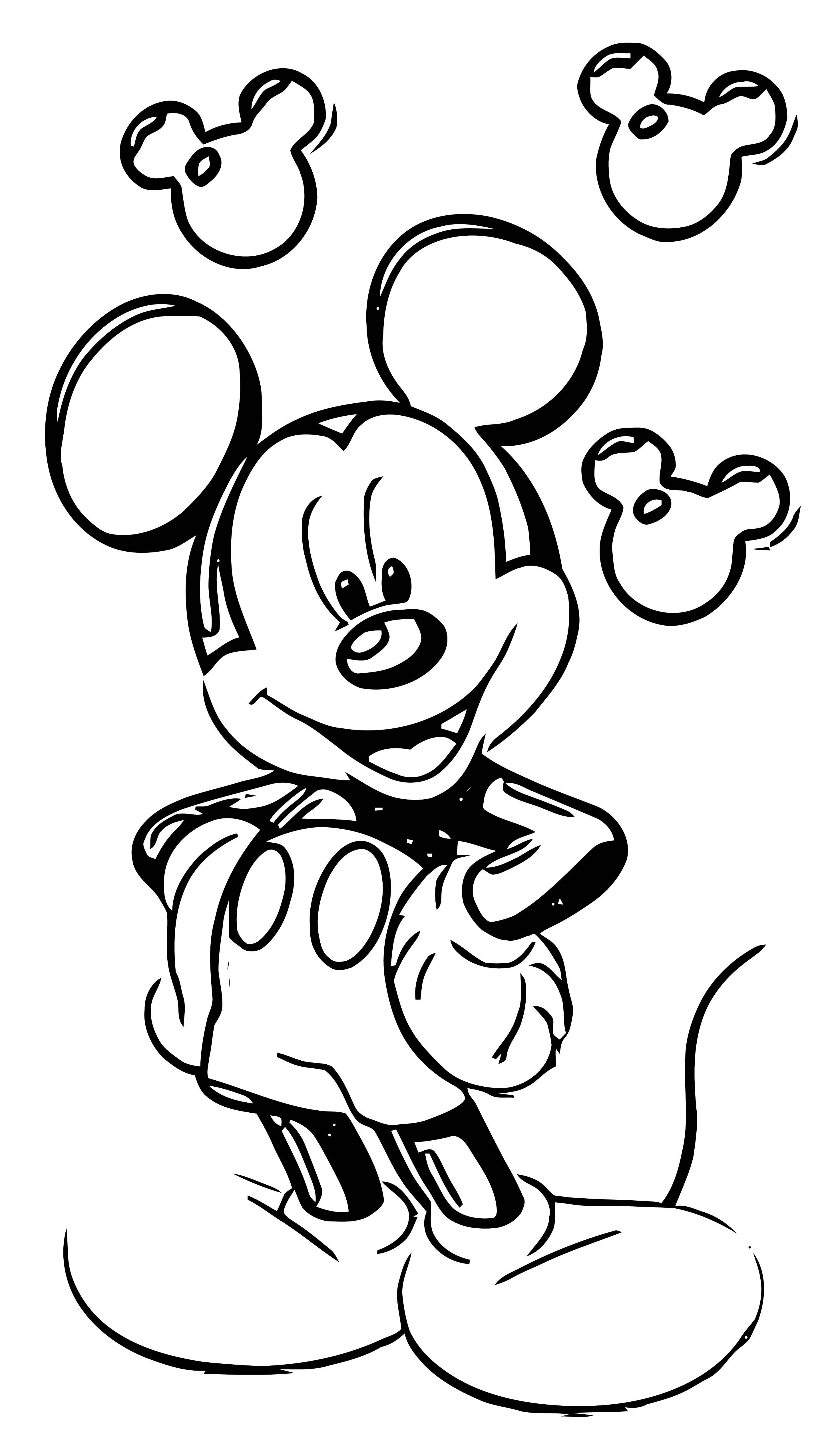 Mickey Mouse Coloring Pages Printables 102