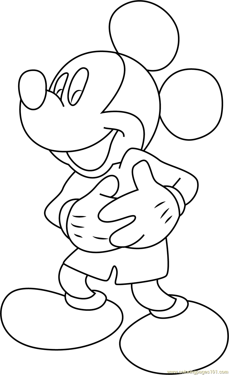 Mickey Mouse Coloring Pages Printables 103